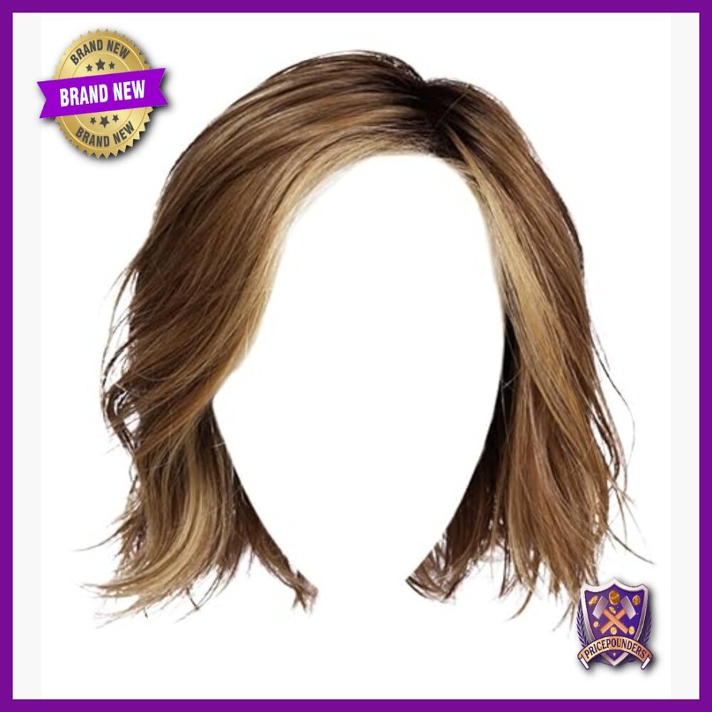 Chin Length Synthetic Wig Lace Front Monofilament Top Heat Friendly